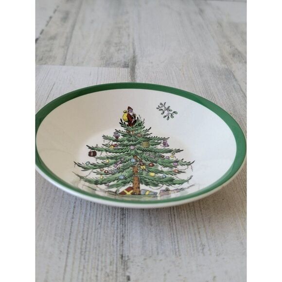 Spode dessert bowl Christmas tree 2002 Xmas decor - Picture 3 of 5